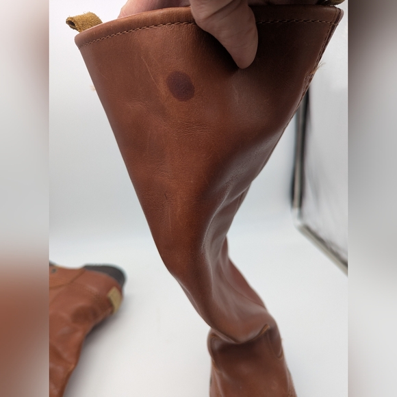 Vintage Sorel Slimpack Riding Boots Size 7 EU 38 Rare Cinnamon Spot On Front - Picture 12 of 12